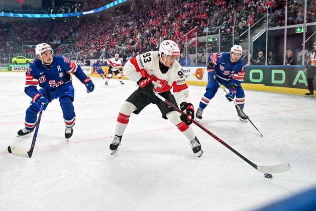 Ice hockey, World Championship, USA - Switzerland