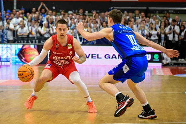 Basketball, 2. BL, ProA, Playoffs, Gießen 46ers - Hakro Merlins Crailsheim