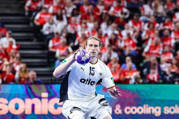 15 05 2026, xIAJx, handball, international match, test match, Denmark Germany, Royal Arena Copenhagen Juri Knorr Germany 15 Denmark