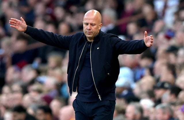 Liverpool manager Arne Slot shows a look of dejection Aston Villa v Liverpool, Premier League, Football, Villa Park, Birmingham, UK - 15 May 2026Birmingham Villa Park United Kingdom EDITORIAL USE ONLY No use with unauthorised audio, video, data, fixture lists, club league logos or live services. Online in-match use limited to 120 images, no video emulation. No use in betting, games or single club league player publications.  Copyright: xKieranxMcManus Shutterstockx 16876814aa