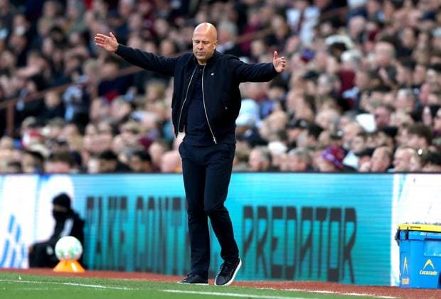 Liverpool manager Arne Slot shows a look of dejection Aston Villa v Liverpool, Premier League, Football, Villa Park, Birmingham, UK - 15 May 2026Birmingham Villa Park United Kingdom EDITORIAL USE ONLY No use with unauthorised audio, video, data, fixture lists, club league logos or live services. Online in-match use limited to 120 images, no video emulation. No use in betting, games or single club league player publications.  Copyright: xKieranxMcManus Shutterstockx 16876814z