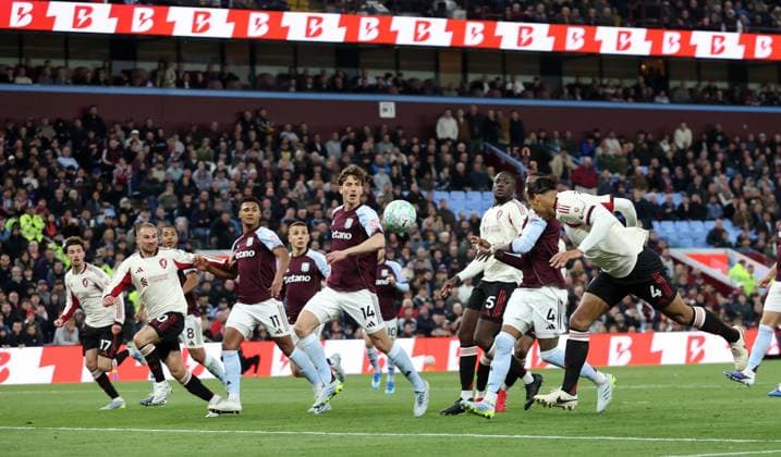 Virgil van Dijk of Liverpool scores a goal to make the score 1-1 Aston Villa v Liverpool, Premier League, Football, Villa Park, Birmingham, UK - 15 May 2026Birmingham Villa Park United Kingdom EDITORIAL USE ONLY No use with unauthorised audio, video, data, fixture lists, club league logos or live services. Online in-match use limited to 120 images, no video emulation. No use in betting, games or single club league player publications.  Copyright: xKieranxMcManus Shutterstockx 16876814as