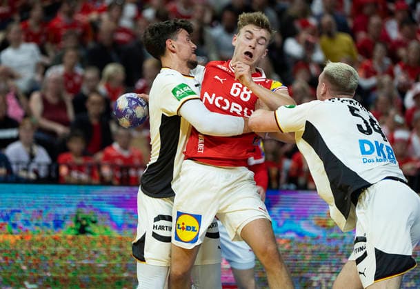Men s Handball Denmark Germany Denmark s Victor Norlyk The Danish handball men face Germany in a test match in Copenhagen on Friday, May 15, 2026 Photo Claus Bech Ritzau Scanpix , Copenhagen Denmark  Copyright: fotograf@clausbech.dk ClausxBechx spdk20260515-212832-L