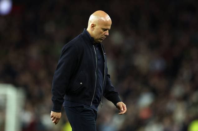 Liverpool manager Arne Slot shows a look of dejection at full time Aston Villa v Liverpool, Premier League, Football, Villa Park, Birmingham, UK - 15 May 2026Birmingham Villa Park United Kingdom EDITORIAL USE ONLY No use with unauthorised audio, video, data, fixture lists, club league logos or live services. Online in-match use limited to 120 images, no video emulation. No use in betting, games or single club league player publications. Copyright: xKieranxMcManus Shutterstockx 16876814bp