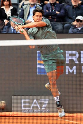 IPA84732574 - Semifinal match in Rome against Casper Ruud NOR during Internazionali BNL d Italia, International Tennis match in Rome, Italy, May 15 2026  Copyright: xGiorgioxMaiozzi IPAxSportx xx 84732574