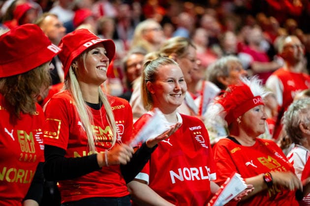 Denmark v Germany, International handball friendly, Copenhagen, Denmark Copenhagen, Denmark. 15th, May 2026. Handball fans of Denmark seen at the test match between Denmark and Germany at Royal Arena in Copenhagen. Denmark, Copenhagen  Copyright: xGonzalesxPhoto TobiasxJorgensenx