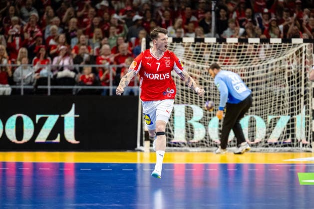 Denmark v Germany, International handball friendly, Copenhagen, Denmark Copenhagen, Denmark. 15th, May 2026. Emil Jakobsen (7) of Denmark seen during a test match between Denmark and Germany at Royal Arena in Copenhagen. Denmark, Copenhagen  Copyright: xGonzalesxPhoto TobiasxJorgensenx