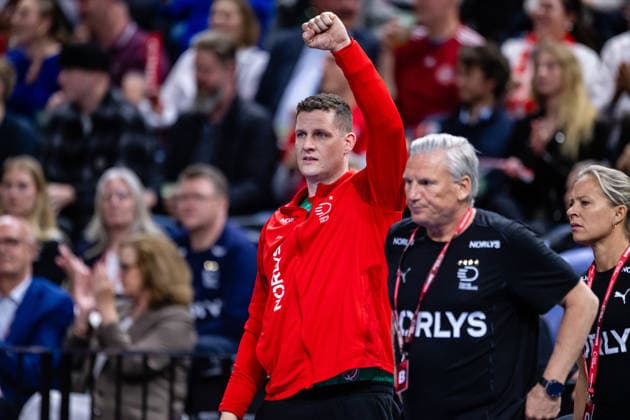 Denmark v Germany, International handball friendly, Copenhagen, Denmark Copenhagen, Denmark. 15th, May 2026. Kevin Moller of Denmark seen during a test match between Denmark and Germany at Royal Arena in Copenhagen. Denmark, Copenhagen  Copyright: xGonzalesxPhoto TobiasxJorgensenx