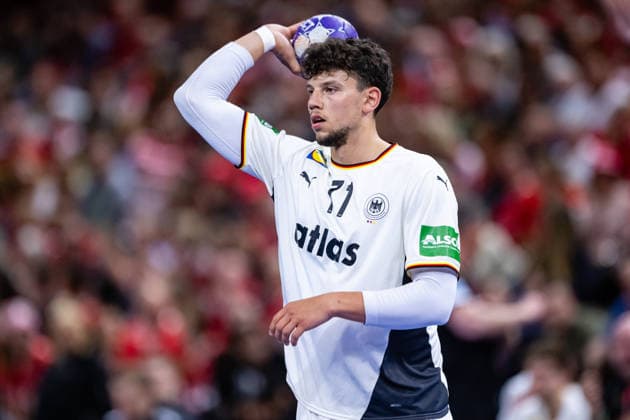 Denmark v Germany, International handball friendly, Copenhagen, Denmark Copenhagen, Denmark. 15th, May 2026. Marko Grgic (71) of Germany seen during a test match between Denmark and Germany at Royal Arena in Copenhagen. Denmark, Copenhagen  Copyright: xGonzalesxPhoto TobiasxJorgensenx