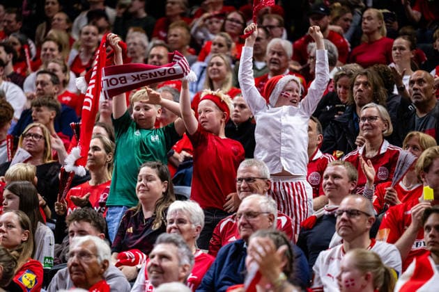 Denmark v Germany, International handball friendly, Copenhagen, Denmark Copenhagen, Denmark. 15th, May 2026. Handball fans of Denmark seen at the test match between Denmark and Germany at Royal Arena in Copenhagen. Denmark, Copenhagen  Copyright: xGonzalesxPhoto TobiasxJorgensenx