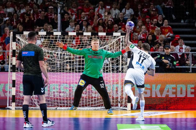 Denmark v Germany, International handball friendly, Copenhagen, Denmark Copenhagen, Denmark. 15th, May 2026. Emil Nielsen (12) of Denmark seen during a test match between Denmark and Germany at Royal Arena in Copenhagen. Denmark, Copenhagen  Copyright: xGonzalesxPhoto TobiasxJorgensenx