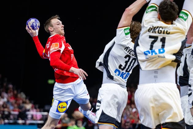 Denmark v Germany, International handball friendly, Copenhagen, Denmark Copenhagen, Denmark. 15th, May 2026. Mathias Gidsel (19) of Denmark seen during a test match between Denmark and Germany at Royal Arena in Copenhagen. Denmark, Copenhagen  Copyright: xGonzalesxPhoto TobiasxJorgensenx