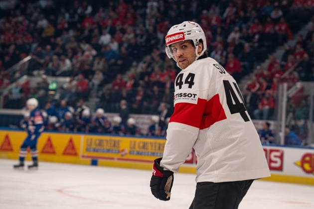 ZURICH, ZURICH - MAY 15: Pius Suter of Switzerland during the 2026 IIHF World Championship, WM, Weltmeisterschaft Group A match between Switzerland and USA at Swiss Life Arena on May 15, 2026 in Zurich, Zurich, Switzerland. Copyright: xLivioxBaeriswylx xSPPx Sportspressphoto_SPR147403