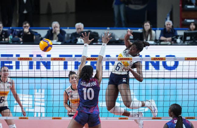 VOLLEY - Amichevole - BPER Test Match - Italy Women vs France Women Photo by IPA ABACAPRESS.COM84732566 - Dalila Marchesini (Italy during BPER Test Match - Italy Women vs France Women, Volleyball Test Match in Novara, Italy, May 15 2026 Novara Italy  Copyright: xIPAxSport ABACAx