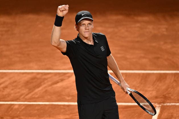 TENNIS - Internazionali di Tennis - Internazionali BNL d Italia Photo by IPA ABACAPRESS.COM84732575 - Jannik Sinner of Italy against Daniil Medvedev during the Internazionali BNL d Italia Day Eleven at Foro Italico on May 15, 2026 in Rome, Italy. Rome Italy  Copyright: xIPAxSport ABACAx