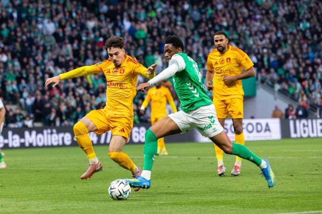 Football, France, Ligue 1 Playoffs, AS St. Etienne - Rodez Aveyron Football