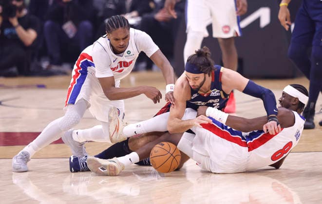 Basketball, NBA, Playoffs, Cleveland Cavaliers - Detroit Pistons