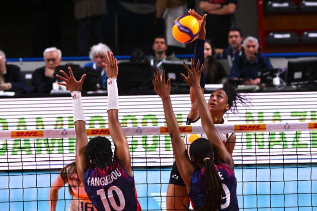 VOLLEY - Amichevole - BPER Test Match - Italy Women vs France Women Photo by IPA ABACAPRESS.COM84737310 - Omoruyi Loveth (Italia) Novara Italy  Copyright: xIPAxSport ABACAx
