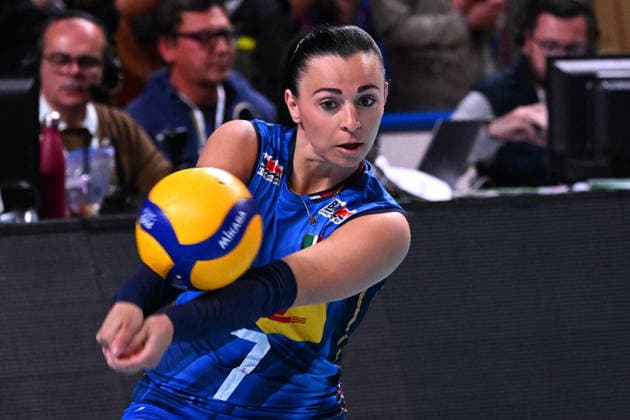 VOLLEY - Amichevole - BPER Test Match - Italy Women vs France Women Photo by IPA ABACAPRESS.COM84737355 - Fersino Eleonora ( Italia ) Novara Italy  Copyright: xIPAxSport ABACAx
