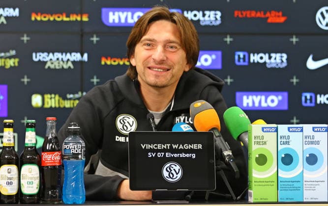 Football, 2. BL, SV 07 Elversberg, Press conference