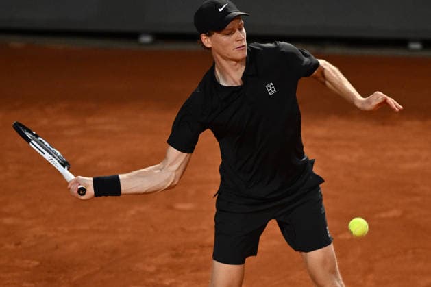 Internazionali BNL D Italia 2026 - Day Eleven Jannik Sinner of Italy competes against Daniil Medvedev during the Internazionali BNL d Italia Day Eleven at Foro Italico on May 15, 2026, in Rome, Italy. Rome Italy Italy  Copyright: xDomenicoxCippitellix originalFilename:cippitelli-itainter260515_npom9.jpg