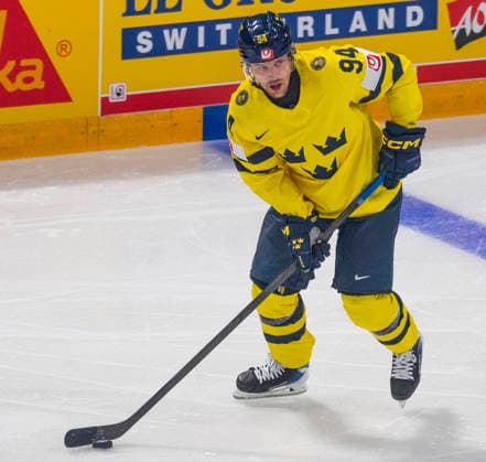 May 15, 2026, Lausanne, Fribourg, Switzerland: Lausanne Switzerland, 05 15 2026: JOEL PERSSON of Sweden 94 is in action during IIHF 2026 Ice hockey, Eishockey World Championship, WM, Weltmeisterschaft Switzerland International Ice Hockey Federation. Which is also the first match of the IIHF 2026 Ice Hockey World Championship Switzerland between Canada and Sweden and took place at the BCF arena at Lausanne in Switzerland. The Team Canada wins 5-3. Lausanne Switzerland  - ZUMAd206 20260515_zip_d206_006 Copyright: xEricxDubostx Ice Hockey 2026: IIHF Ice Hockey World Championship Switzerland  - ZUMA0856 20260515_zip_d206_006 Copyright: xIMAGO EricxDubostx