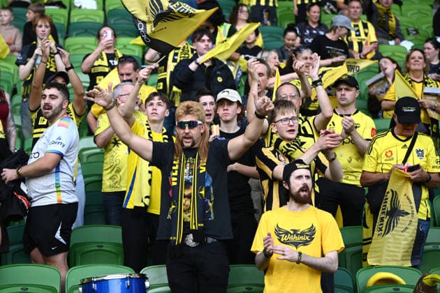 ALEAGUE WOMENS GRAND FINAL, Wellington Phoenix supporters ahead of the A-League Women Grand Final match between Melbourne City and Wellington Phoenix at in Melbourne, Saturday, May 16, 2026. ( NO ARCHIVING, EDITORIAL USE ONLY MELBOURNE VICTORIA AUSTRALIA  Copyright: xJOELxCARRETTx 20260516199663880692
