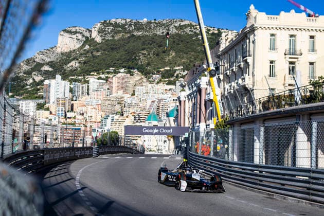 2026 FORMULA E MONACO ePRIX 13 DA COSTA Antonio Felix (prt), Jaguar TCS Racing, Jaguar I-Type 7, action during the Monaco ePrix, 9th and 10th round of the 2025-26 ABB FIA Formula E World Championship, WM, Weltmeisterschaft on the Circuit de Monaco from Mai 16 to 17, 2026 in Monte-Carlo, Monaco - Monte-CarloMonaco  Copyright: xJULIENxDELFOSSEx