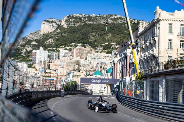 2026 FORMULA E MONACO ePRIX 09 EVANS Mitch (nzl), Jaguar TCS Racing, Jaguar I-Type 7, action during the Monaco ePrix, 9th and 10th round of the 2025-26 ABB FIA Formula E World Championship, WM, Weltmeisterschaft on the Circuit de Monaco from Mai 16 to 17, 2026 in Monte-Carlo, Monaco - Monte-CarloMonaco  Copyright: xJULIENxDELFOSSEx