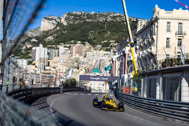 2026 FORMULA E MONACO ePRIX 11 DI GRASSI Lucas (bra), Lola Yamaha ABT Formula E Team, Lola T002, action during the Monaco ePrix, 9th and 10th round of the 2025-26 ABB FIA Formula E World Championship, WM, Weltmeisterschaft on the Circuit de Monaco from Mai 16 to 17, 2026 in Monte-Carlo, Monaco - Monte-CarloMonaco  Copyright: xJULIENxDELFOSSEx