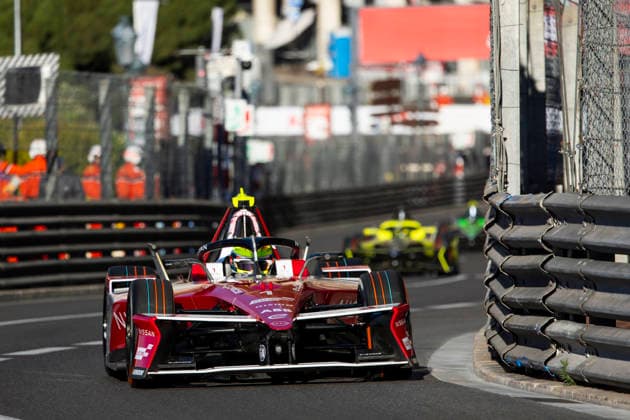 2026 FORMULA E MONACO ePRIX 01 ROWLAND Oliver (gbr), Nissan Formula E Team, Nissan e-4ORCE 05, action during the Monaco ePrix, 9th and 10th round of the 2025-26 ABB FIA Formula E World Championship, WM, Weltmeisterschaft on the Circuit de Monaco from Mai 16 to 17, 2026 in Monte-Carlo, Monaco - Monte-CarloMonaco  Copyright: xJULIENxDELFOSSEx
