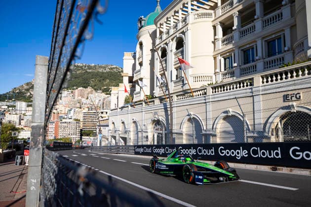 2026 FORMULA E MONACO ePRIX 16 BUEMI SÃ bastien (swi), Envision Racing, Jaguar I-Type 7, action during the Monaco ePrix, 9th and 10th round of the 2025-26 ABB FIA Formula E World Championship, WM, Weltmeisterschaft on the Circuit de Monaco from Mai 16 to 17, 2026 in Monte-Carlo, Monaco - Monte-CarloMonaco  Copyright: xJULIENxDELFOSSEx
