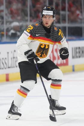 World Championship 2026 GER FIN Dominik Kahun GER 15 05 2026 Swiss Life Arena Zuerich , SWITZERLAND, Men IIHF World Championship Zurich 2026 Group A Germany Finland Dominik Kahun GER