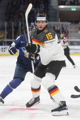 World Championship 2026 GER FIN Stefan Loibl GER 15 05 2026 Swiss Life Arena Zuerich , SWITZERLAND, Men IIHF World Championship Zurich 2026 Group A Germany Finland Stefan Loibl GER