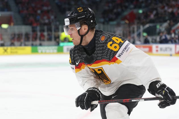 World Championship 2026 GER FIN Marcus Weber GER 15 05 2026 Swiss Life Arena Zuerich , SWITZERLAND, Men IIHF World Championship Zurich 2026 Group A Germany Finland Marcus Weber GER