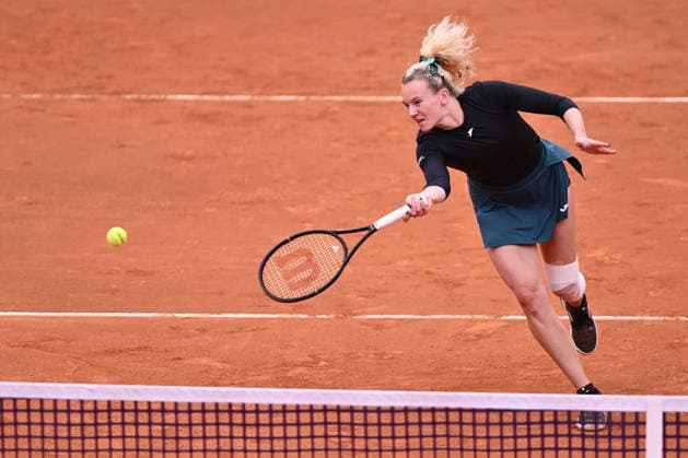 IPA84742850 - Kate?ina Siniakova of Czech Republic against Nicole Melichar-Martinez of USA and Cristina Bucsa of Spain during the Internazionali BNL d Italia Day Eleven at Foro Italico on May 15, 2026 in Rome, Italy.  Copyright: xDomenicoxCippitelli IPAxSportx xx 84742850