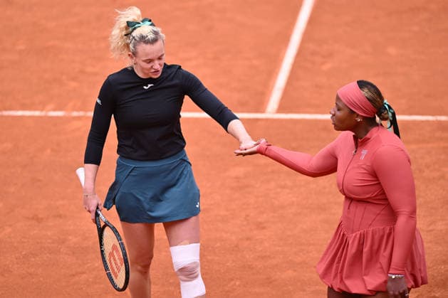 IPA84742920 - Taylor Townsend of USA and Kate?ina Siniakova of Czech Republic against Nicole Melichar-Martinez of USA and Cristina Bucsa of Spain during the Internazionali BNL d Italia Day Eleven at Foro Italico on May 15, 2026 in Rome, Italy.  Copyright: xDomenicoxCippitelli IPAxSportx xx 84742920