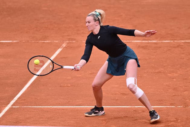 IPA84742857 - Kate?ina Siniakova of Czech Republic against Nicole Melichar-Martinez of USA and Cristina Bucsa of Spain during the Internazionali BNL d Italia Day Eleven at Foro Italico on May 15, 2026 in Rome, Italy.  Copyright: xDomenicoxCippitelli IPAxSportx xx 84742857
