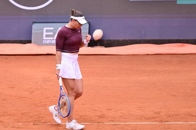 IPA84742908 - Nicole Melichar-Martinez of USA against Taylor Townsend of USA and Kate?ina Siniakova of Czech Republic during the Internazionali BNL d Italia Day Eleven at Foro Italico on May 15, 2026 in Rome, Italy.  Copyright: xDomenicoxCippitelli IPAxSportx xx 84742908