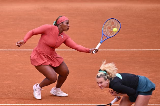 IPA84742913 - Taylor Townsend of USA against Nicole Melichar-Martinez of USA and Cristina Bucsa of Spain during the Internazionali BNL d Italia Day Eleven at Foro Italico on May 15, 2026 in Rome, Italy.  Copyright: xDomenicoxCippitelli IPAxSportx xx 84742913