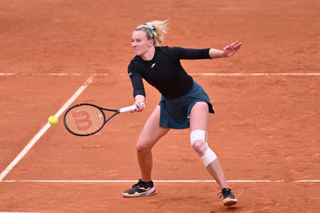Internazionali BNL D Italia 2026 - Day Eleven Katerina Siniakova of the Czech Republic competes against Nicole Melichar-Martinez of the United States and Cristina Bucsa of Spain during the Internazionali BNL d Italia Day Eleven at Foro Italico on May 15, 2026, in Rome, Italy. Rome Italy Italy  Copyright: xDomenicoxCippitellix originalFilename:cippitelli-itainter260515_npEV2.jpg
