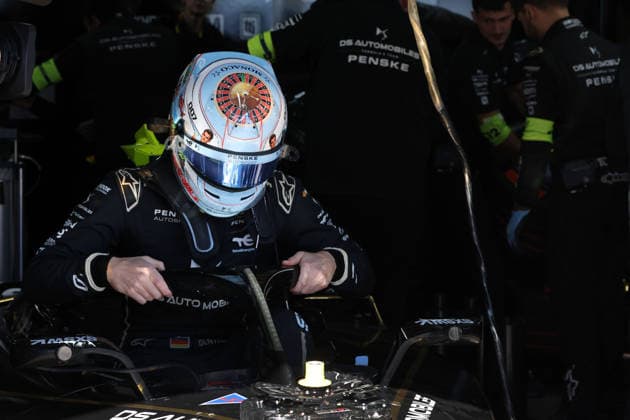 Maximilian Günther GER DS Penske gets into his Gen3 Evo race car, pit, FIA Formula E World Championship Season 12, Monaco E Prix, MonteCarlo, MC, 16 05 2026,