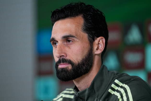 May 16, 2026, Valdebebas, Madrid, Spain: Alvaro Arbeloa, head coach of Real Madrid, attends his press conference, PK, Pressekonferenz during the training day of Real Madrid ahead the Spanish League, LaLiga EA Sports, football match against Sevilla FC at Ciudad Deportiva Real Madrid on May 16, 2026, in Madrid, Spain. Valdebebas Spain - ZUMAa181 20260516_zaa_a181_024 Copyright: xDennisxAgyemanx