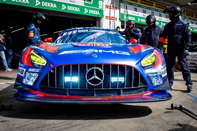 NURBURG Mercedes AMG Team Verstappen Racing Max Verstappen, Lucas Auer, Jules Gounon, Daniel Juncadella Mercedes AMG GT3 during the Warm Up ADAC RAVENOL 24h Nurburgring on May 16, 17, 2026 in Germany Photo by Jack Brekelmans EYE4IMAGES DeFodi Images