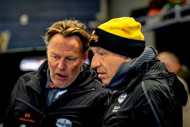 NURBURG Duncan Huisman and Tom Coronel during the ADAC RAVENOL 24h Nurburgring Warm Up on May 16 17, 2026 in Germany Photo by Jack Brekelmans EYE4IMAGES DeFodi Images