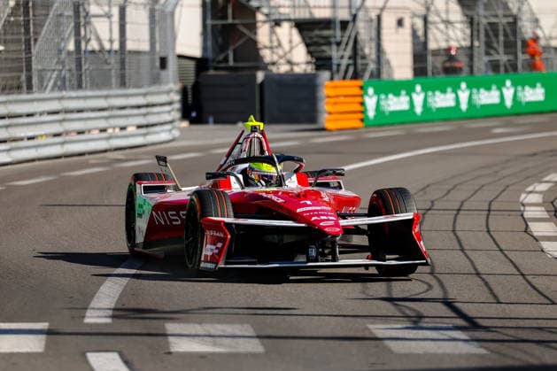 Oliver Rowland Nissan Formula E Team, 01 second free practice Free Practice 2, ABB FIA Formula E World Championship, Monaco e Prix 2026, Monte Carlo, Season 12 2025 26, Round 9, 16 05 2026, ABB FIA Formula E World Championship, Monaco e Prix 2026, Monte Carlo, Season 12 2025 26, Round 9, 16 05 2026 Monte Carlo Copyright: xEibner-Pressefoto LauraxRoemerx EP_LRR
