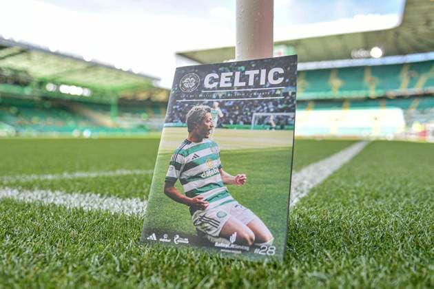 Celtic v Heart of Midlothian William Hill Premiership General view of the matchday programme during the William Hill Premiership match at Celtic Park, Glasgow 16 05 2026 UK Newspapers OUT Copyright: xJamiexJohnstonx FIL-23440-0034