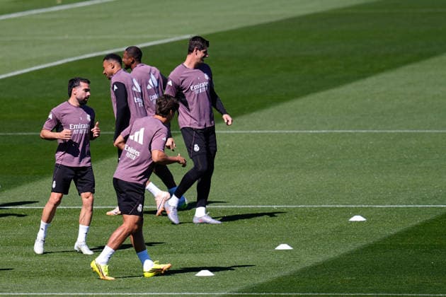 May 16, 2026, Valdebebas, Madrid, Spain: Daniel Carvajal during the training day of Real Madrid ahead the Spanish League, LaLiga EA Sports, football match against Sevilla FC at Ciudad Deportiva Real Madrid on May 16, 2026, in Valdebebas, Madrid, Spain. Real Madrid Training Session - Laliga Ea Sports  - ZUMAa181 20260516_zaa_a181_077 Copyright: xDennisxAgyemanx