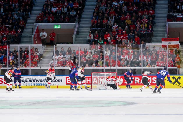 Ice hockey, Eishockey - IIHF WC 2026 ZURICH,SWITZERLAND,16.MAY.26 - ICE HOCKEY - IIHF Ice Hockey World Championship, WM, Weltmeisterschaft 2026, group stage, Austria vs Great Britain. Image shows an overview.  GEPAxpictures xMaticxKlansek