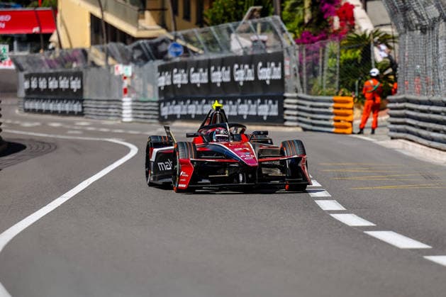 Nyck de Vries Mahindra Racing, 21 during qualifying, ABB FIA Formula E World Championship, Monaco e Prix 2026, Monte Carlo, Season 12 2025 26, Round 9, 16 05 2026, ABB FIA Formula E World Championship, Monaco e Prix 2026, Monte Carlo, Season 12 2025 26, Round 9, 16 05 2026 Monte Carlo Copyright: xEibner-Pressefoto LauraxRoemerx EP_LRR
